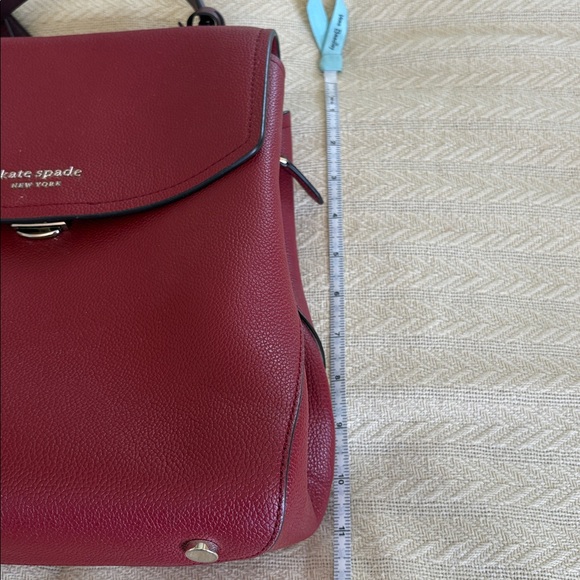 NWOT Kate Spade Burgundy Leather Backpack bag purse like new